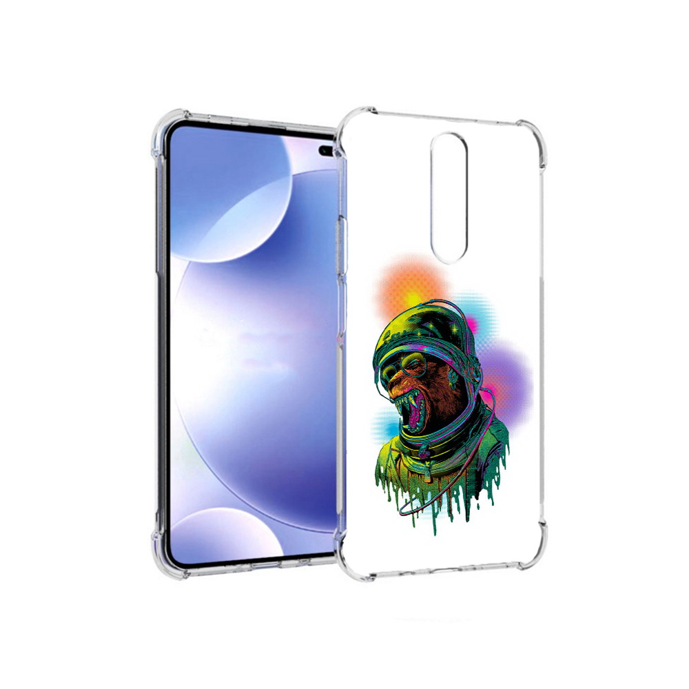 

Чехол MyPads Tocco для Xiaomi Redmi k30 медведь космонавт (PT226950.302.466), Прозрачный, Tocco