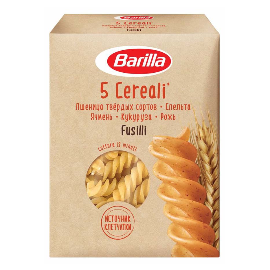 фото Макаронные изделия barilla fusilli 5 злаков вьюн 450 г