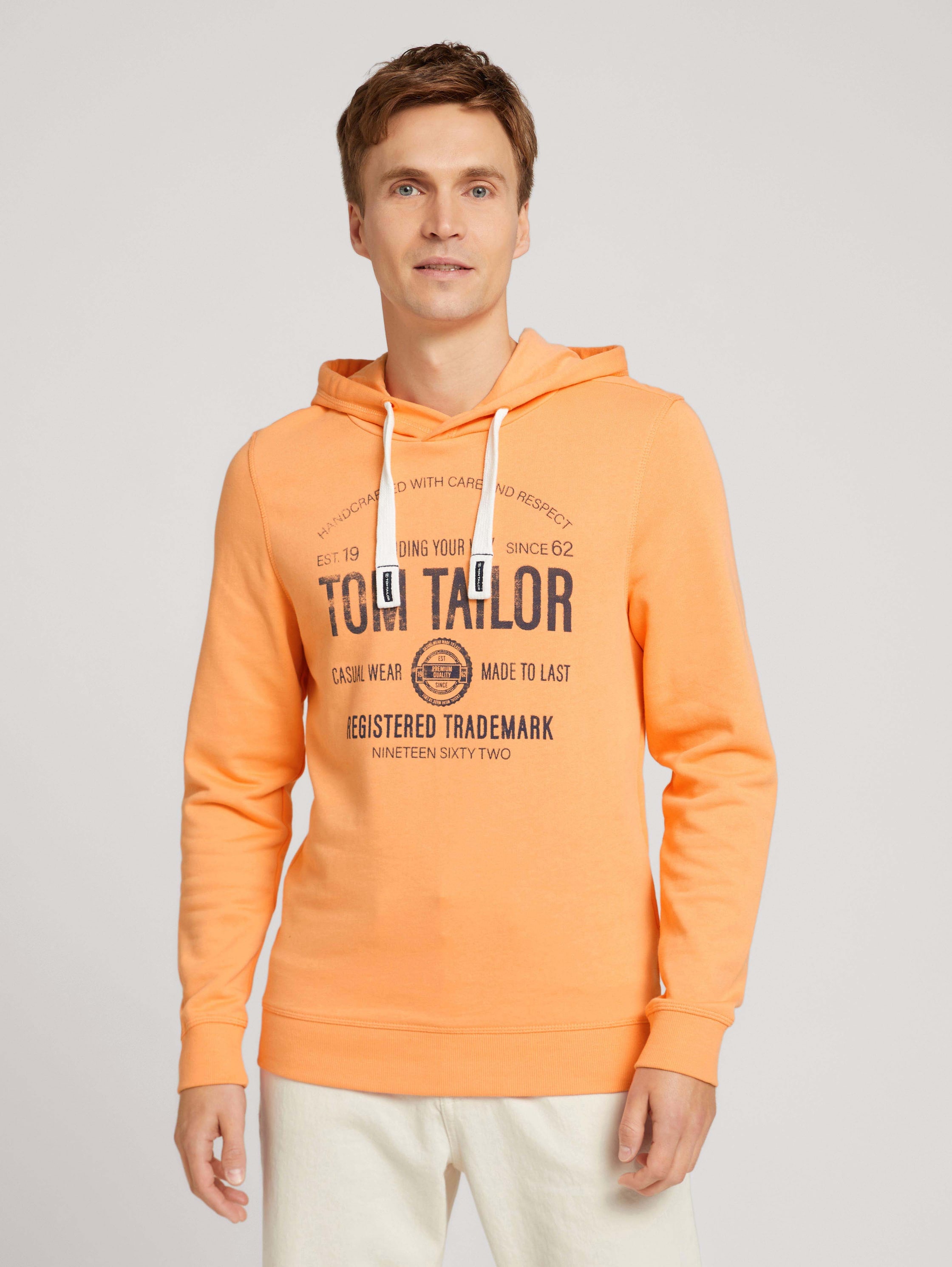 

Толстовка мужская TOM TAILOR 1020918 оранжевая M, 1020918