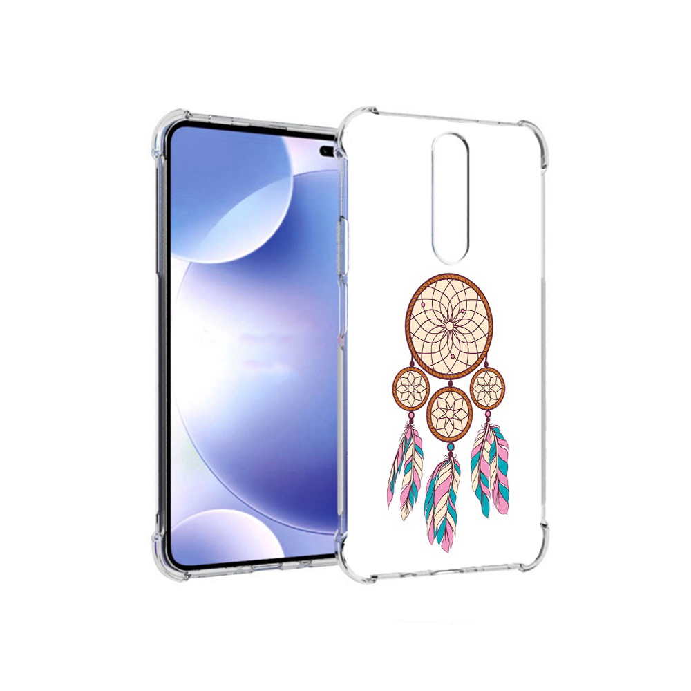 

Чехол MyPads Tocco для Xiaomi Redmi k30 ловец снов бежевый (PT226950.302.442), Прозрачный, Tocco