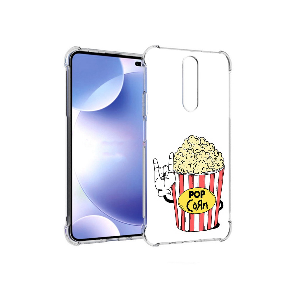 

Чехол MyPads Tocco для Xiaomi Redmi k30 крутой попкорн (PT226950.302.427), Прозрачный, Tocco