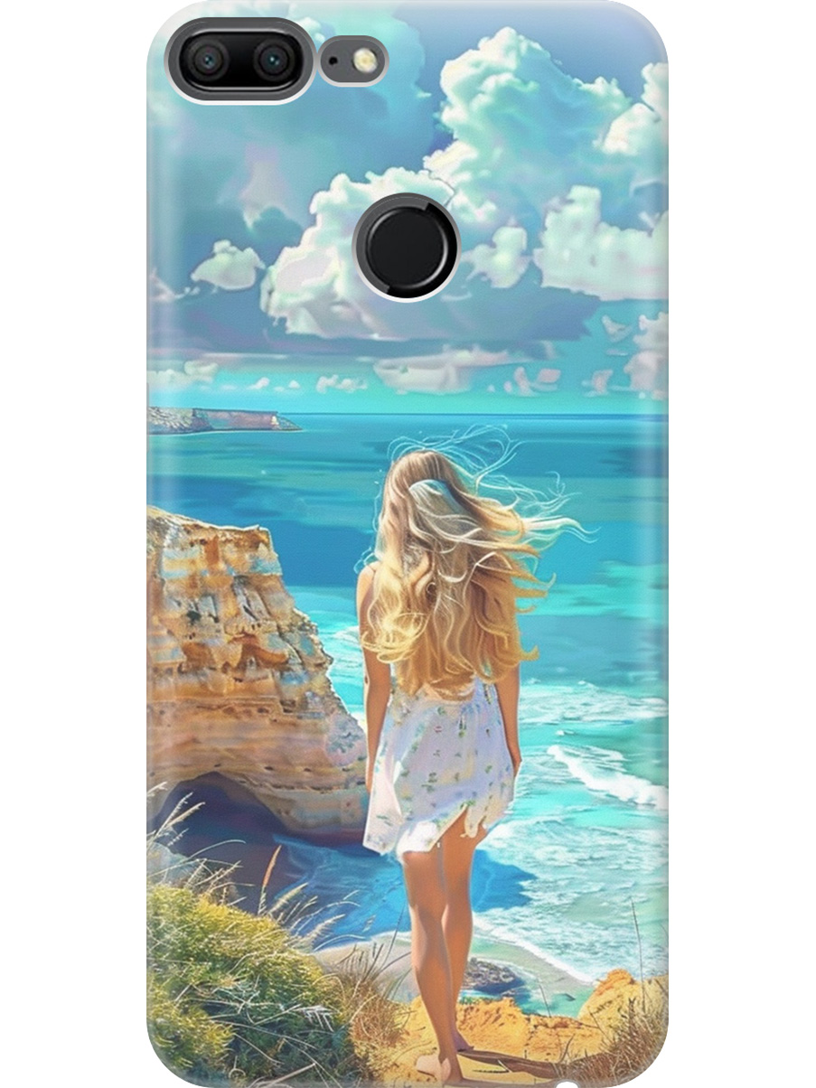 

Силиконовый чехол на Honor 9 Lite с принтом "Безкрайнее море", Прозрачный;белый;голубой;желтый, 717568441