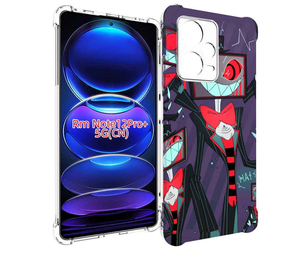 

Чехол MyPads hazbin hotel для Xiaomi Redmi Note 12 Pro + Plus, Прозрачный, Tocco