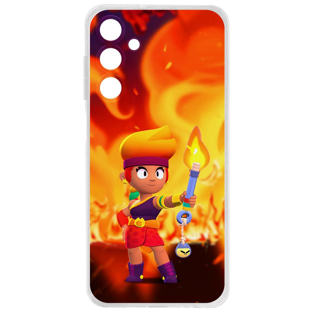 

Чехол-накладка Krutoff Clear Case Brawl Stars-Амбер для Samsung Galaxy A25 5G (A256), Прозрачный