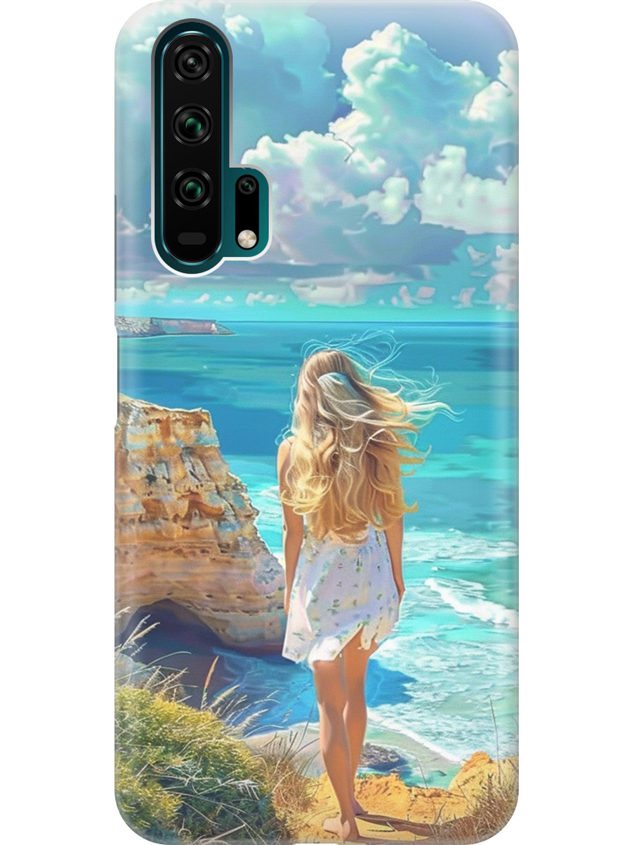 

Силиконовый чехол на Honor 20 Pro с принтом "Безкрайнее море", Прозрачный;белый;голубой;желтый, 721700741