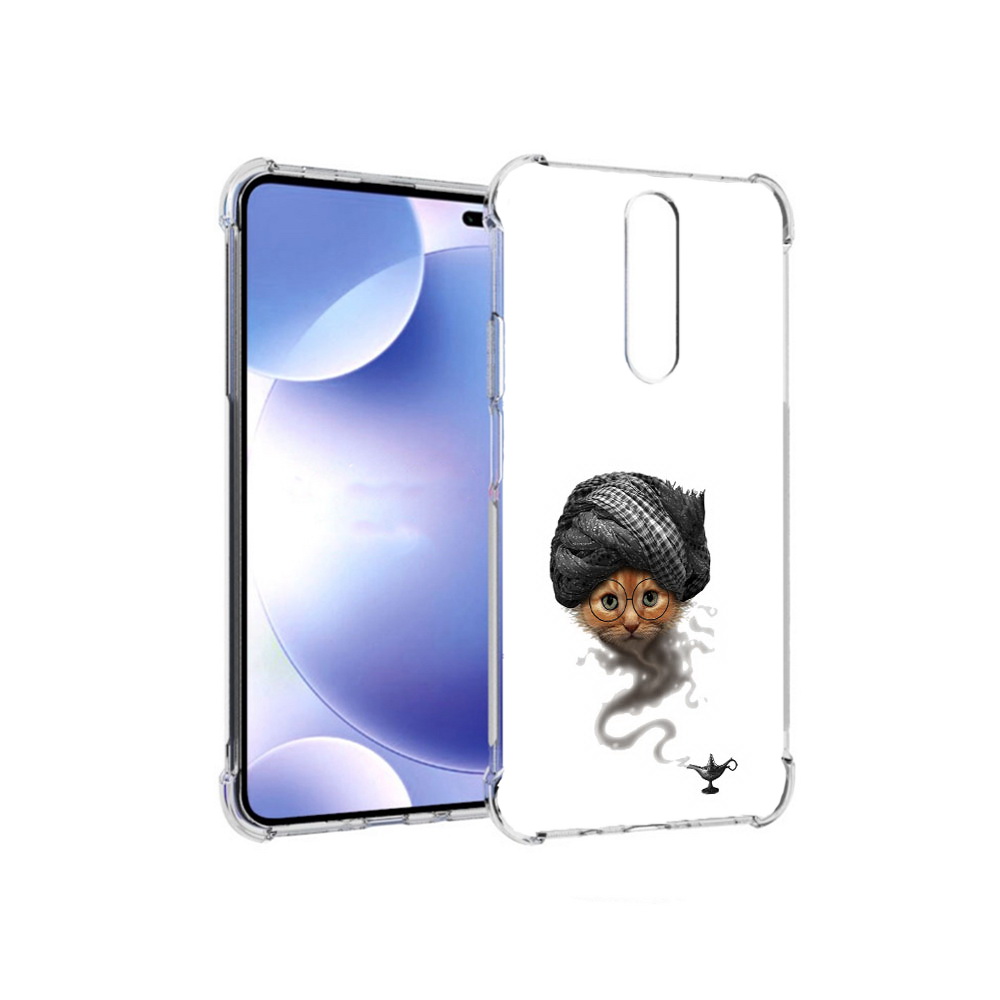 

Чехол MyPads Tocco для Xiaomi Redmi k30 кот джин (PT226950.302.398), Прозрачный, Tocco