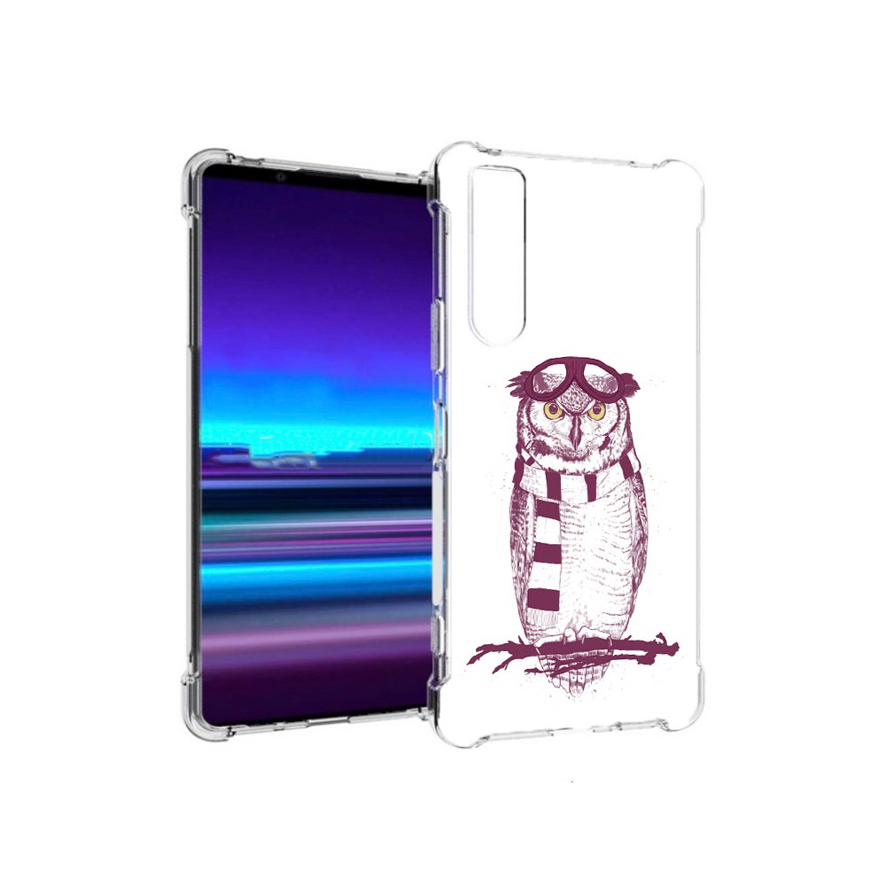 

Чехол MyPads Tocco для Sony Xperia 1 II сова-летчик (PT148152.232.612), Прозрачный, Tocco