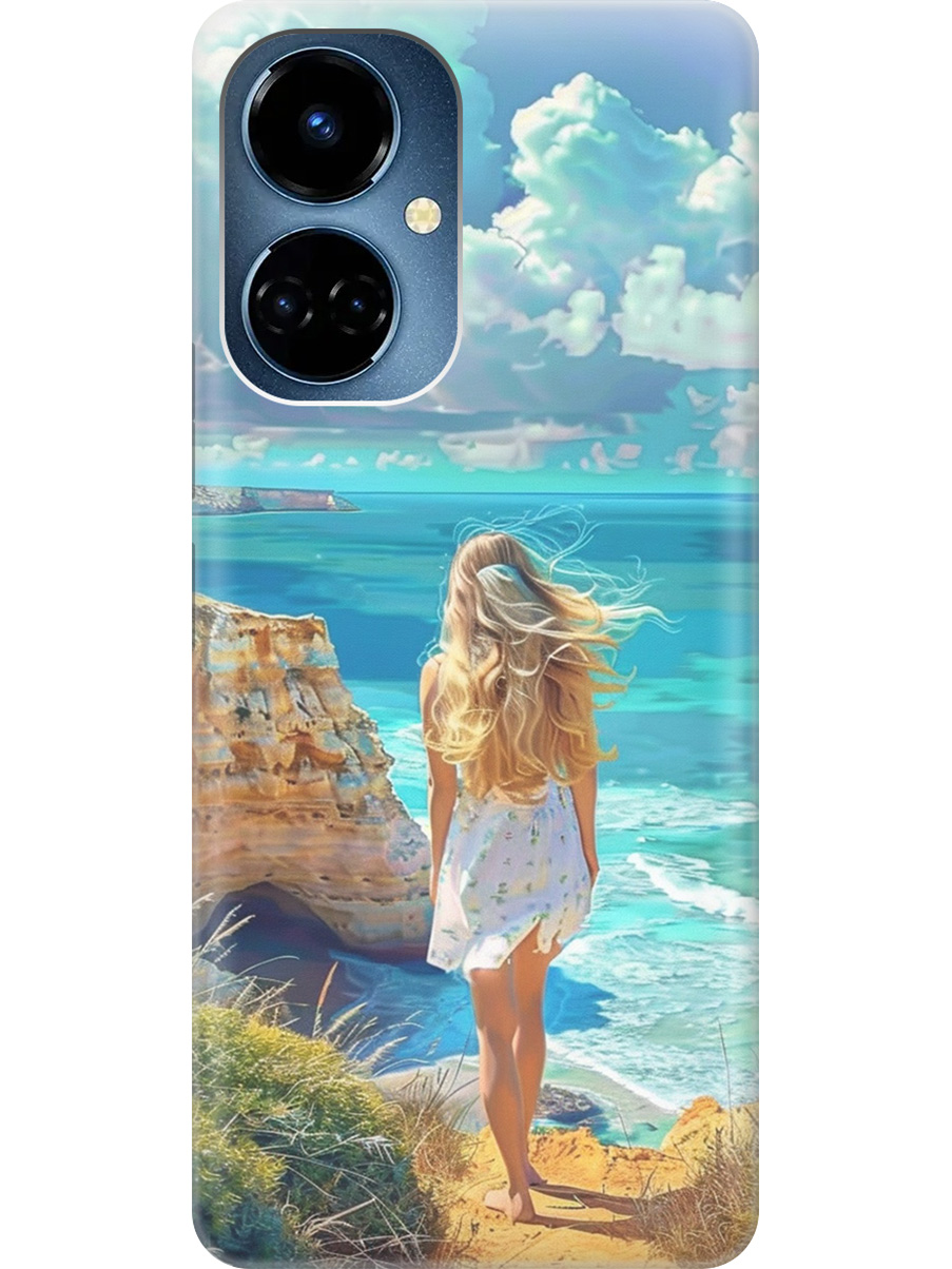 

Силиконовый чехол на Tecno Camon 19 / 19 Pro с принтом "Безкрайнее море", Прозрачный;белый;голубой;желтый, 778675841