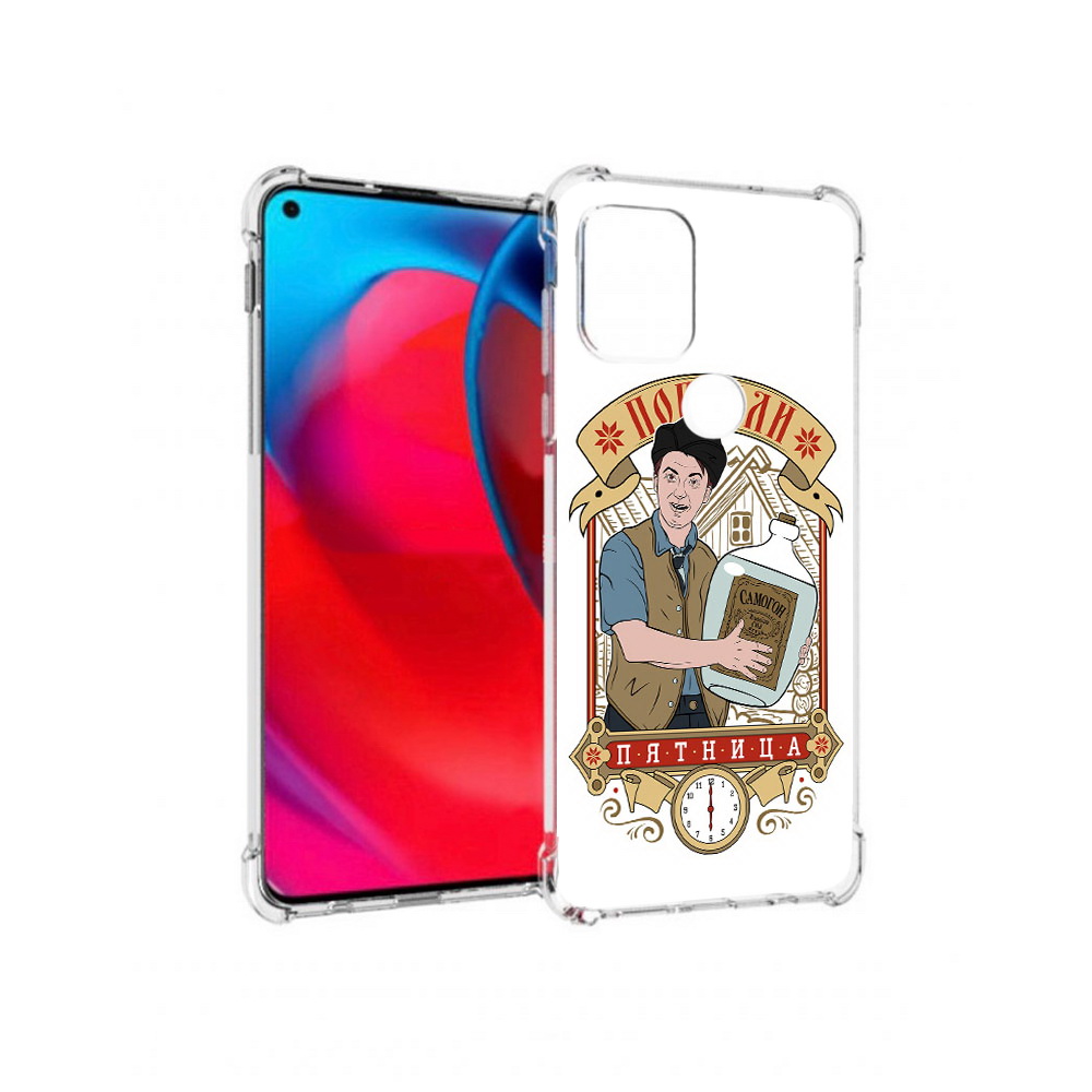 

Чехол MyPads Tocco для Motorola Moto G Погнали пятница (PT227067.359.137), Прозрачный, Tocco