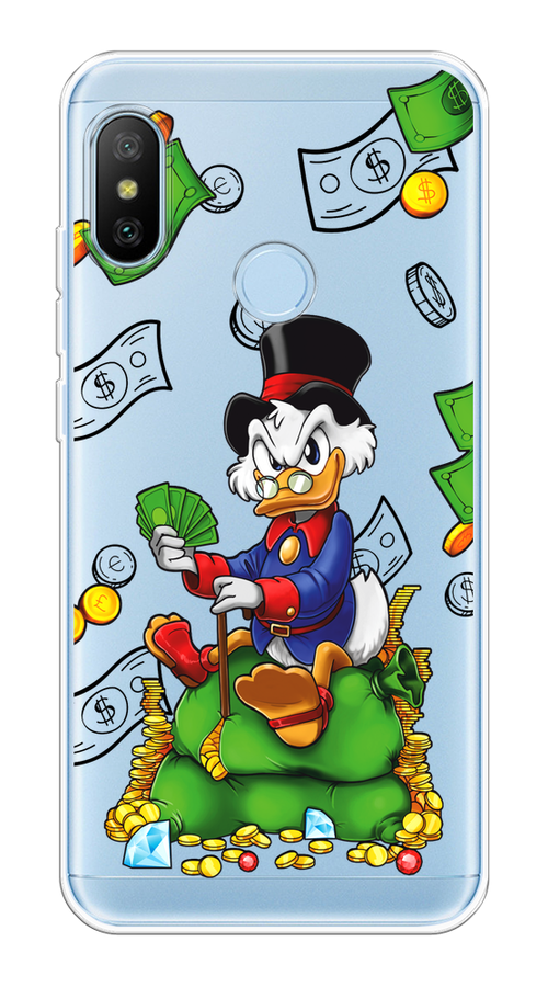 

Чехол на Xiaomi Redmi 6 Pro/6 Plus/Mi A2 Lite "Scrooge Richness", Черный;синий;зеленый, 34250-1