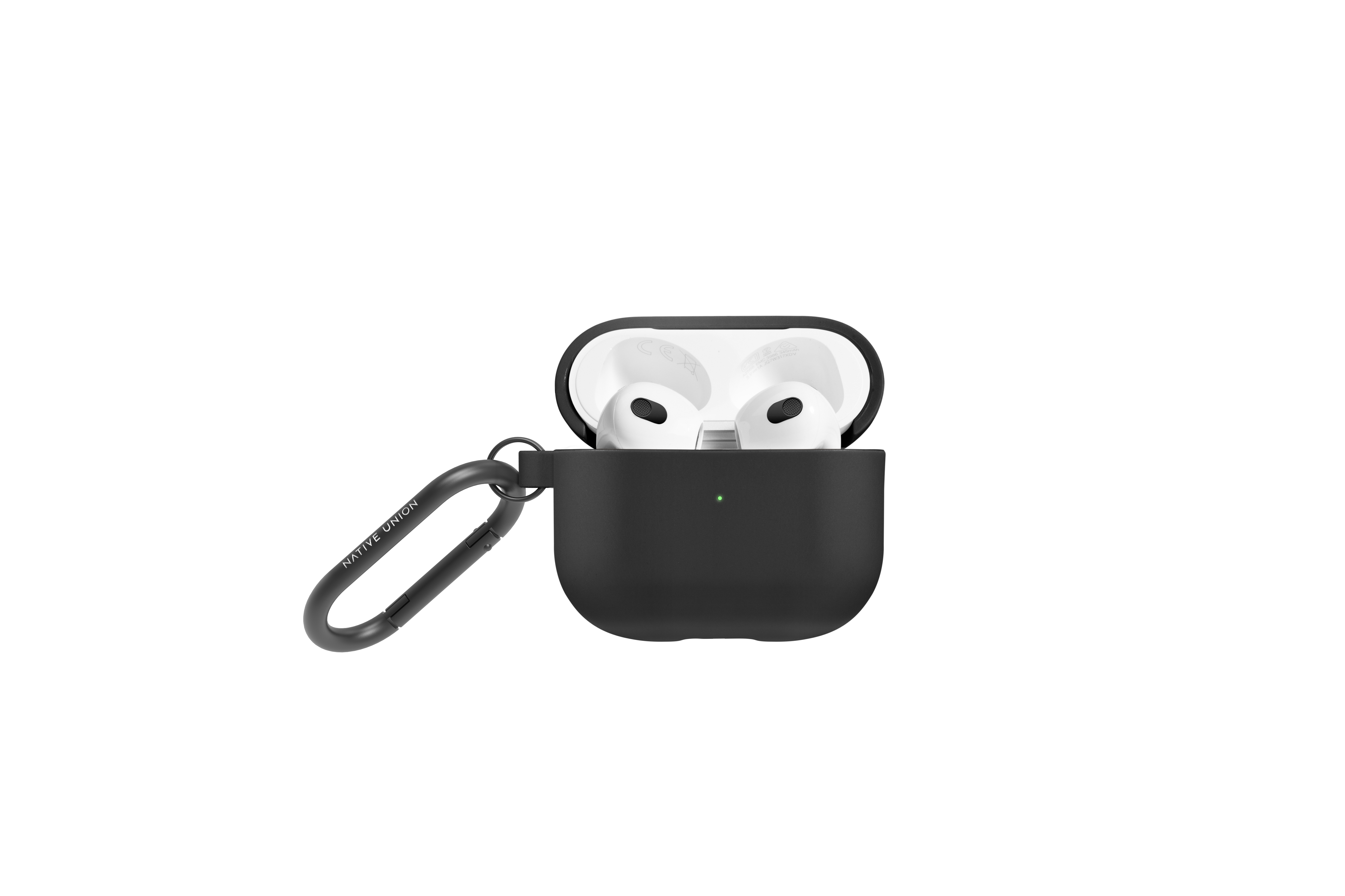 

Чехол Native Union для AirPods 3, ROAM CASE, черный, с карабином, ROAM CASE