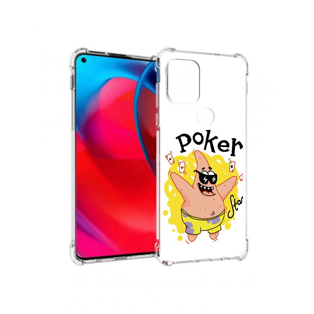 

Чехол MyPads Tocco для Motorola Moto G Патрик (PT227067.359.133), Прозрачный, Tocco