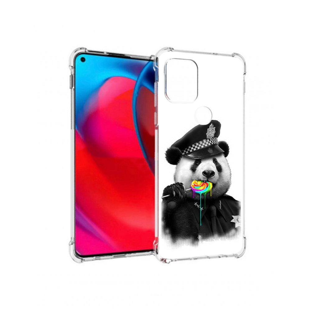 

Чехол MyPads Tocco для Motorola Moto G Панда полиция (PT227067.359.130), Прозрачный, Tocco