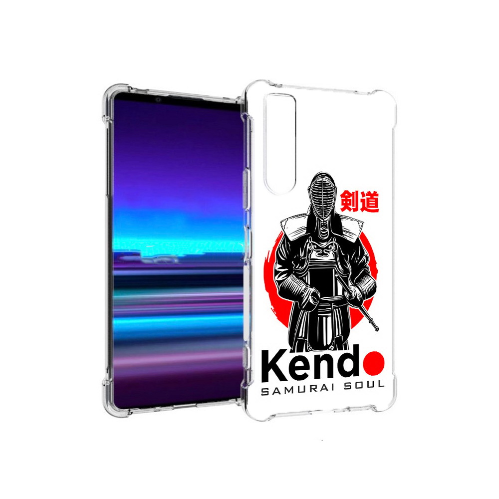 

Чехол MyPads Tocco для Sony Xperia 1 II рисованый самурай (PT148152.232.581), Прозрачный, Tocco