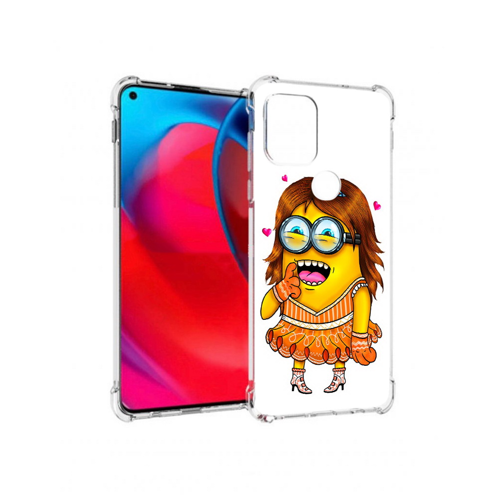 

Чехол MyPads Tocco для Motorola Moto G Миньон девочка (PT227067.359.116), Прозрачный, Tocco