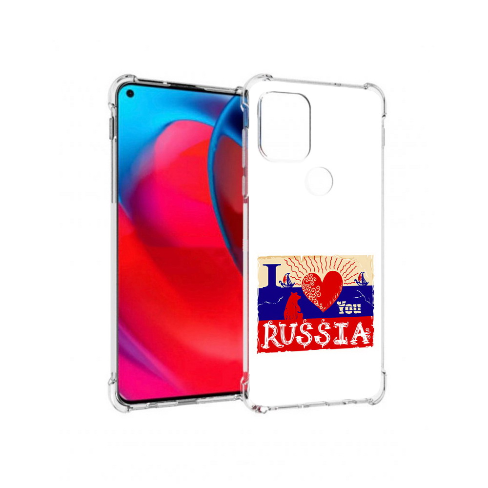 

Чехол MyPads Tocco для Motorola Moto G Люблю Россию (PT227067.359.112), Прозрачный, Tocco