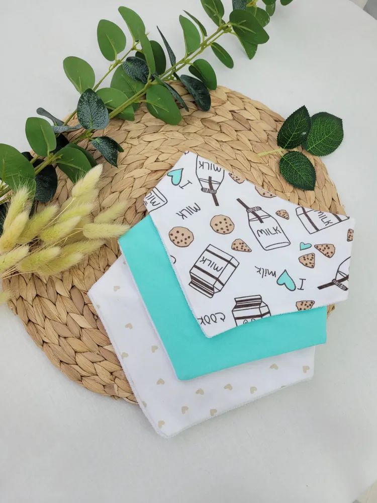 Нагрудники непромокаемые Печенье 3шт