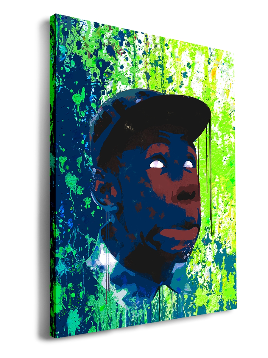 

Картина DRABS Рэпер Tyler the creator paint splatter