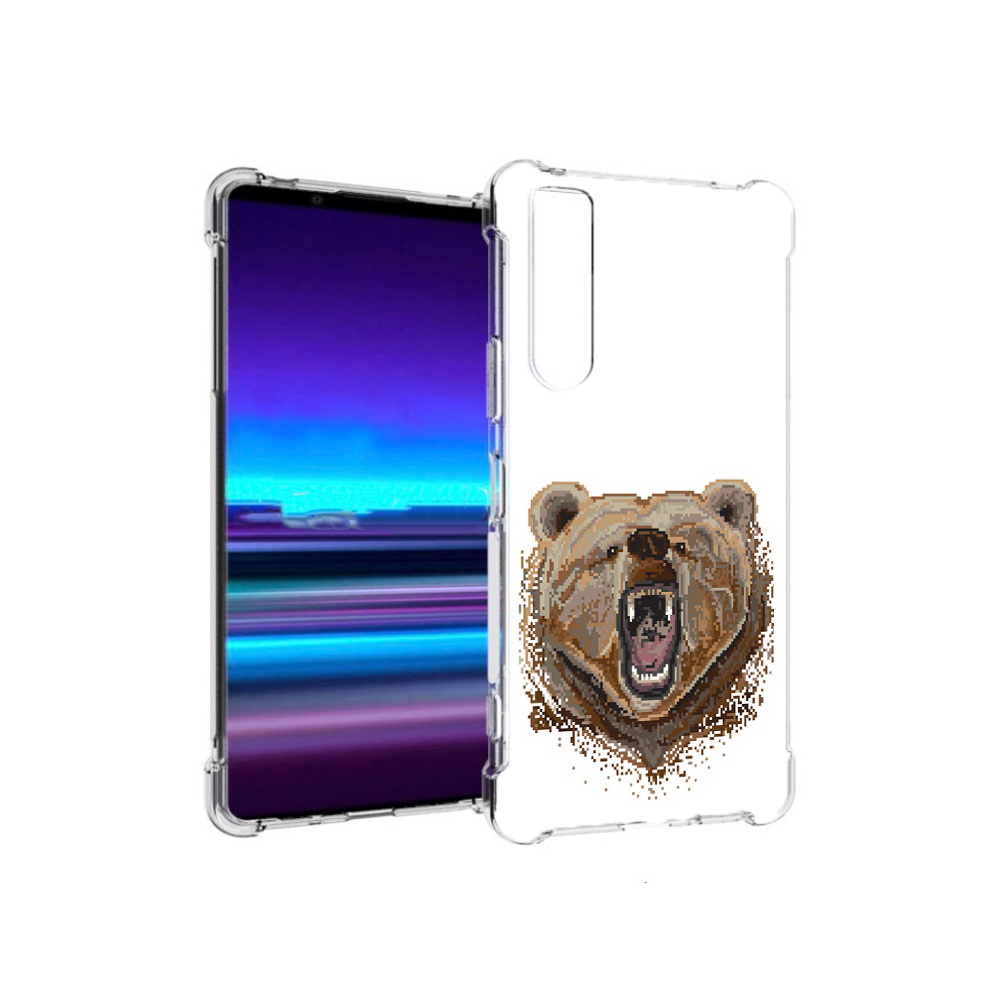 

Чехол MyPads Tocco для Sony Xperia 1 II пиксельный медведь (PT148152.232.539), Прозрачный, Tocco