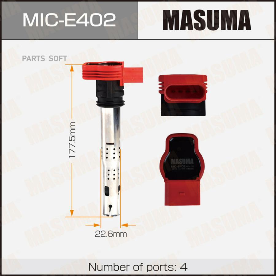 

Катушка зажигания MASUMA, VOLKSWAGEN TOUAREG, AUDI Q7 / BAR, CREC, CALA