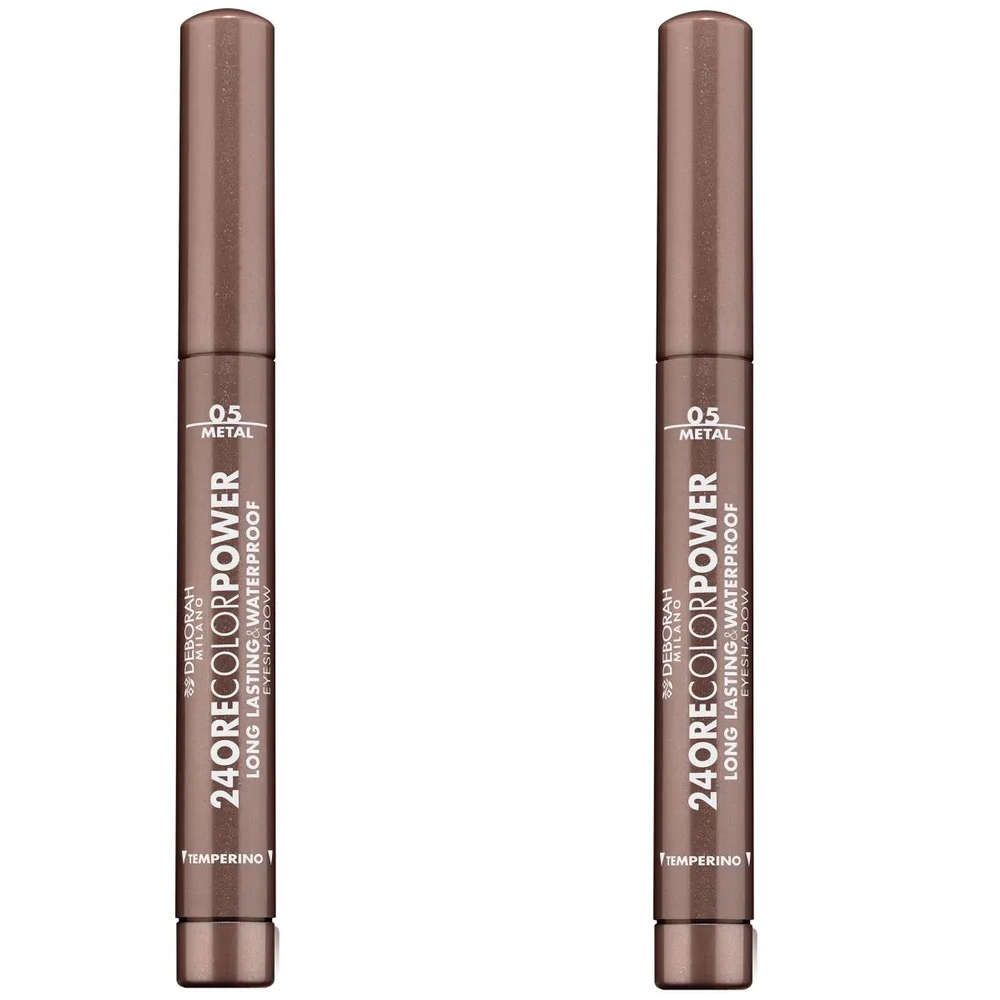 

Тени-карандаш для век Deborah Milano 24Ore Color Power Eyeshadow тон 05 1.4 г 2 шт, стойкие