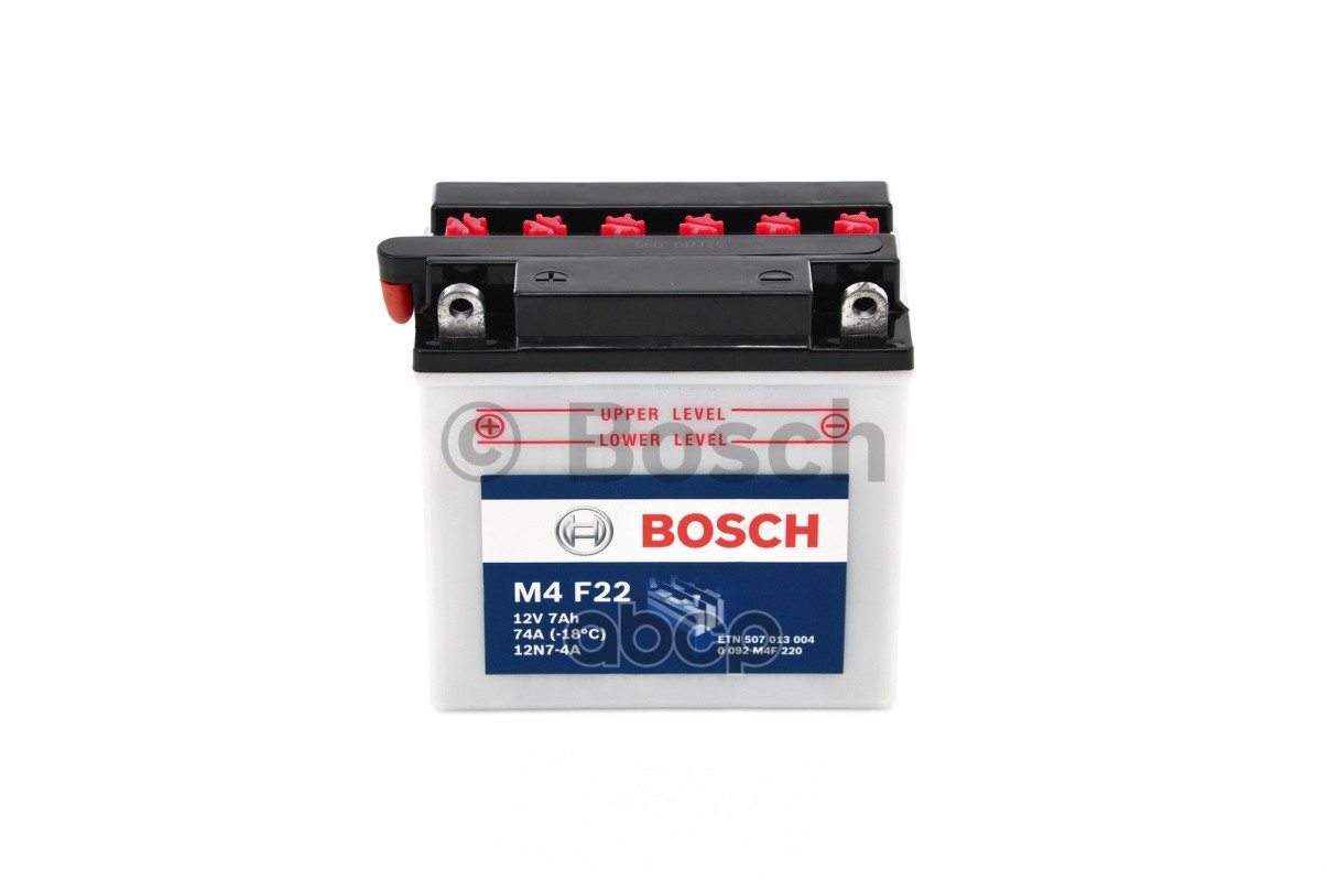 

Аккумуляторная Батарея M4 [12v 7ah 74a B00] Bosch арт. 0092M4F220