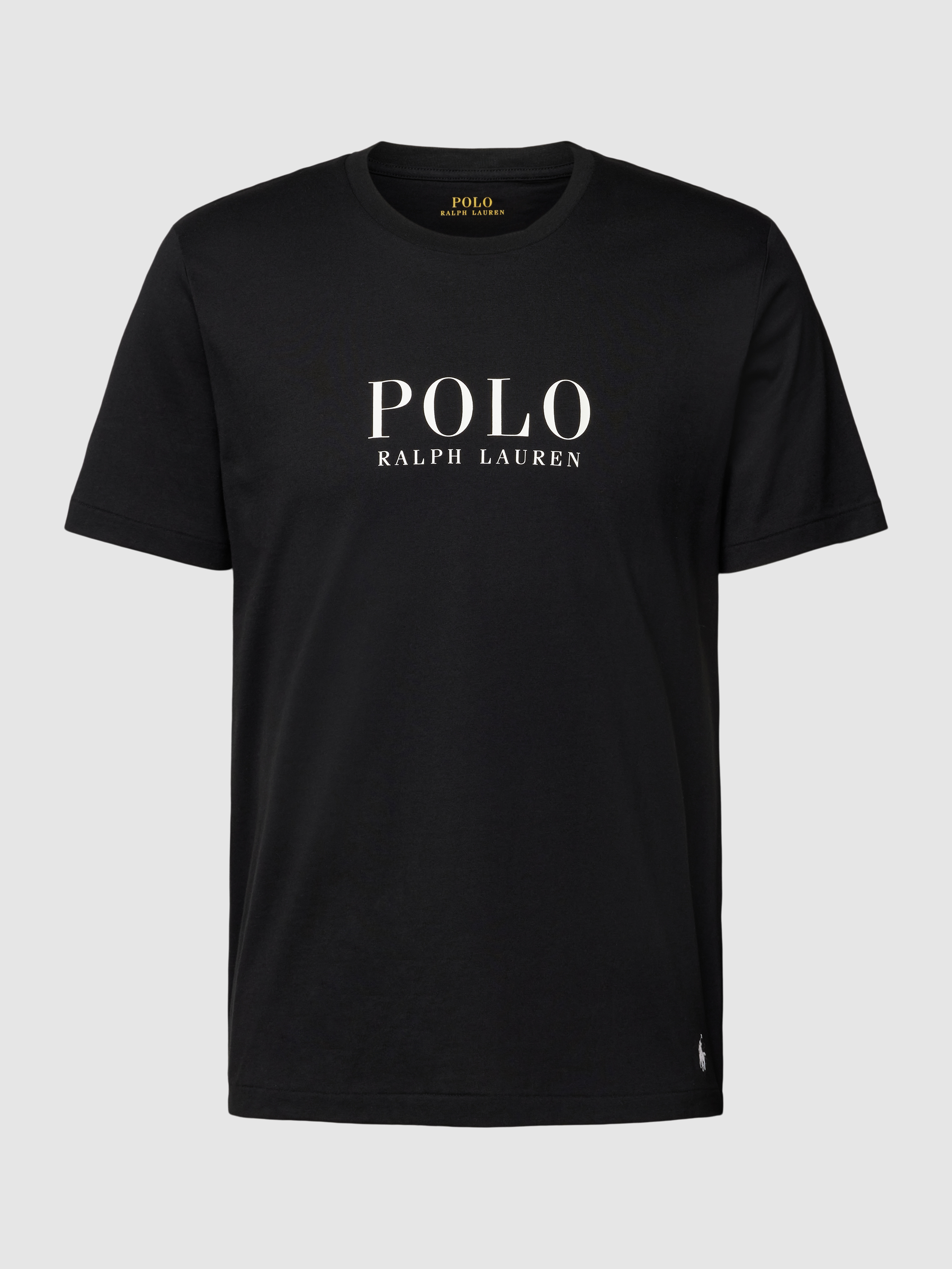 Футболка мужская Polo Ralph Lauren 1880981 черная 2XL (доставка из-за рубежа)