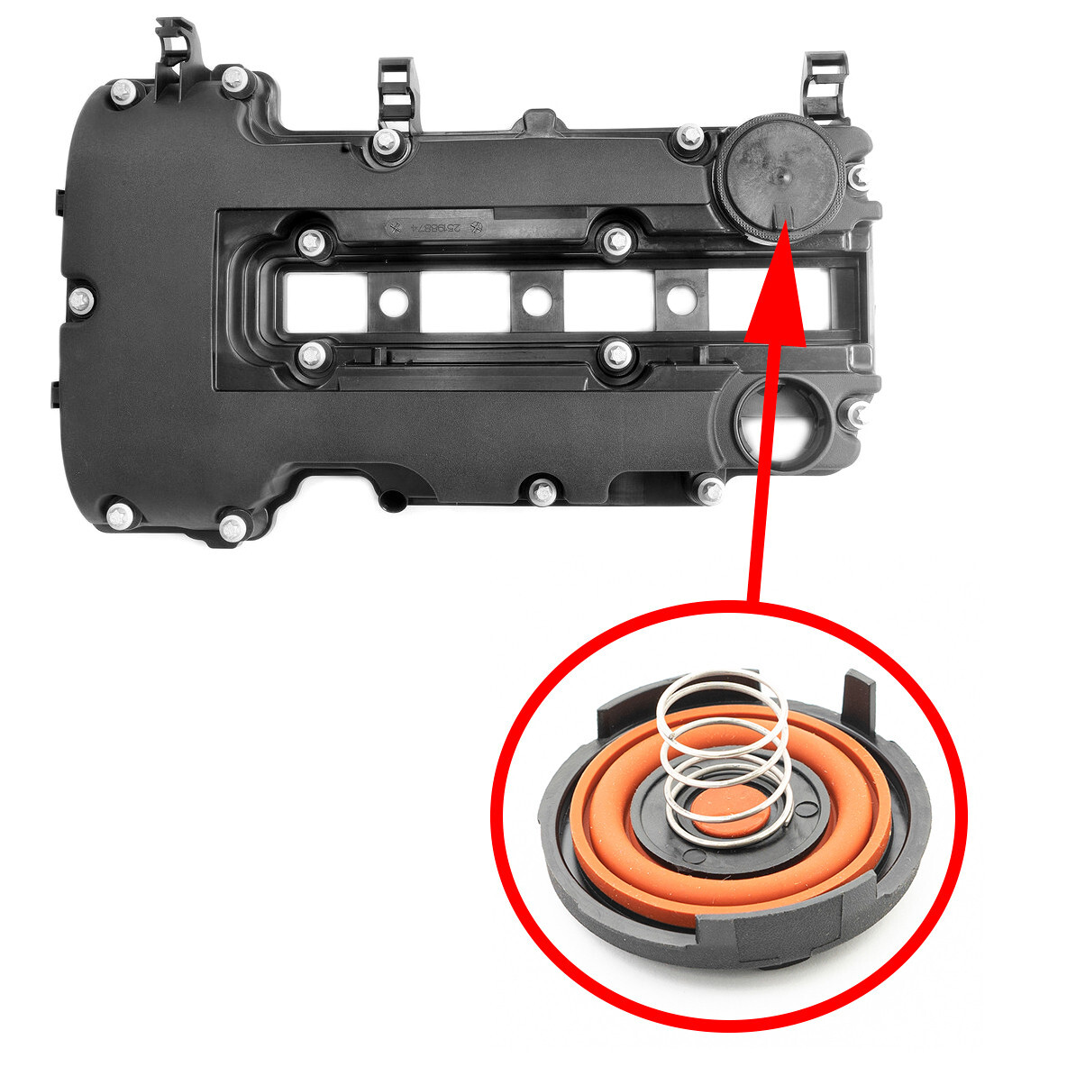 Ремкомплект клапанной крышки Chevrolet и Opel 1.4L 55573746, 55573746