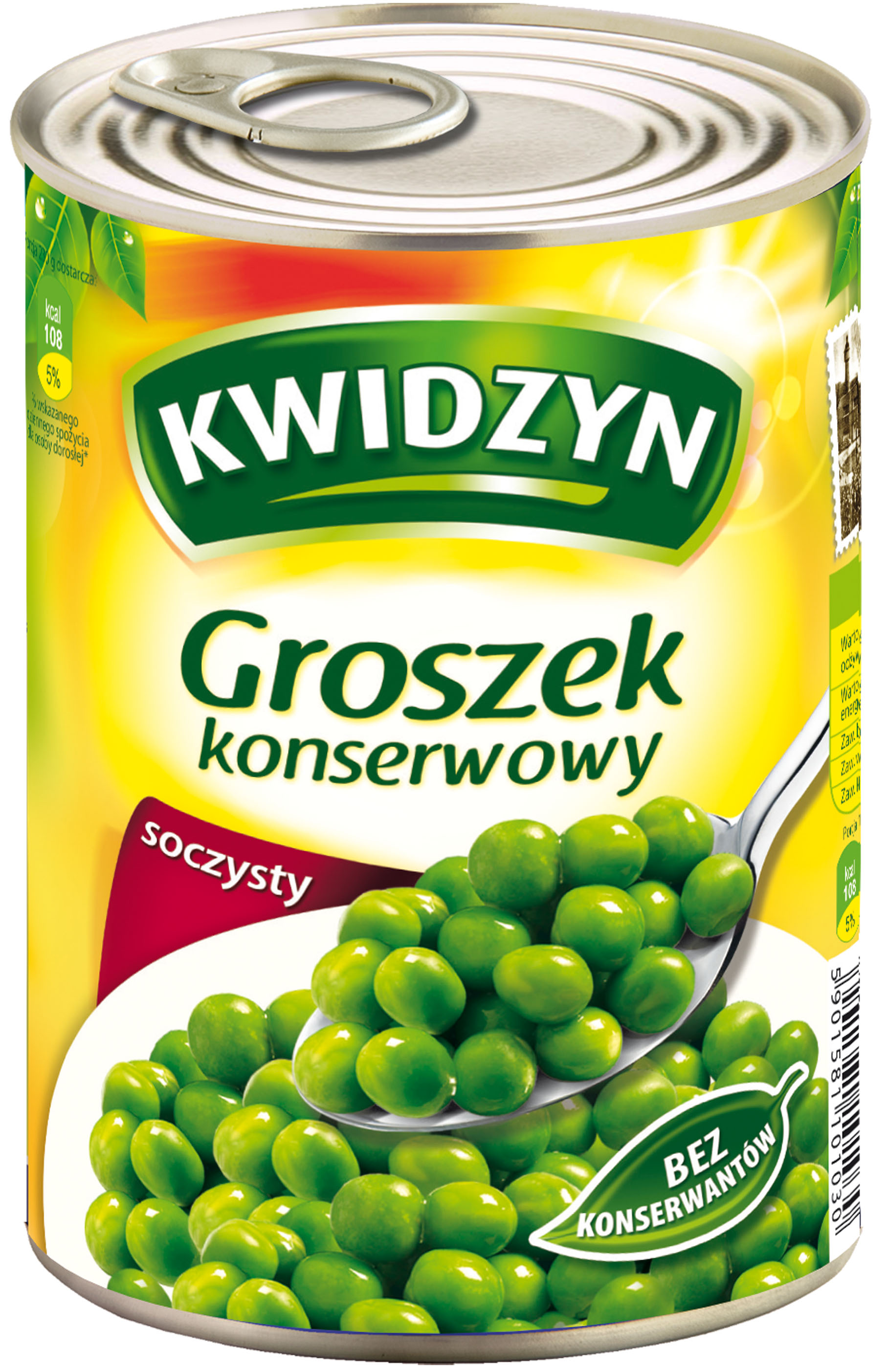 

Горошек Kwidzyn сочный 400 г