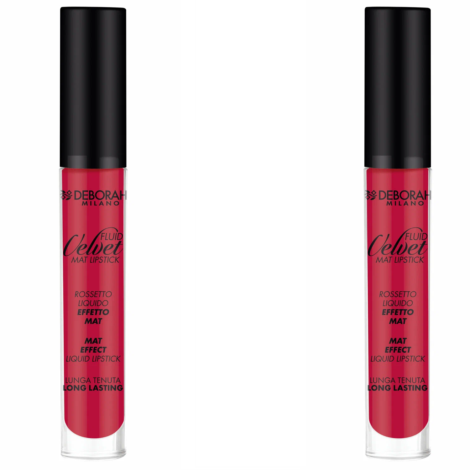 Помада для губ Deborah Milano Fluid Velvet Mat Lipstick тон 21 4.5 г 2 шт