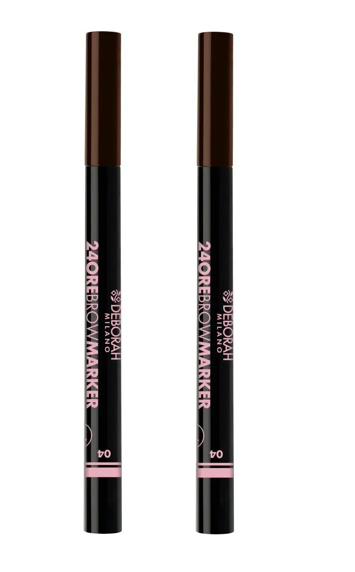 Лайнер для бровей Deborah Milano 24 Ore Brow Marker тон 04 Брюнет 0.8г 2 шт