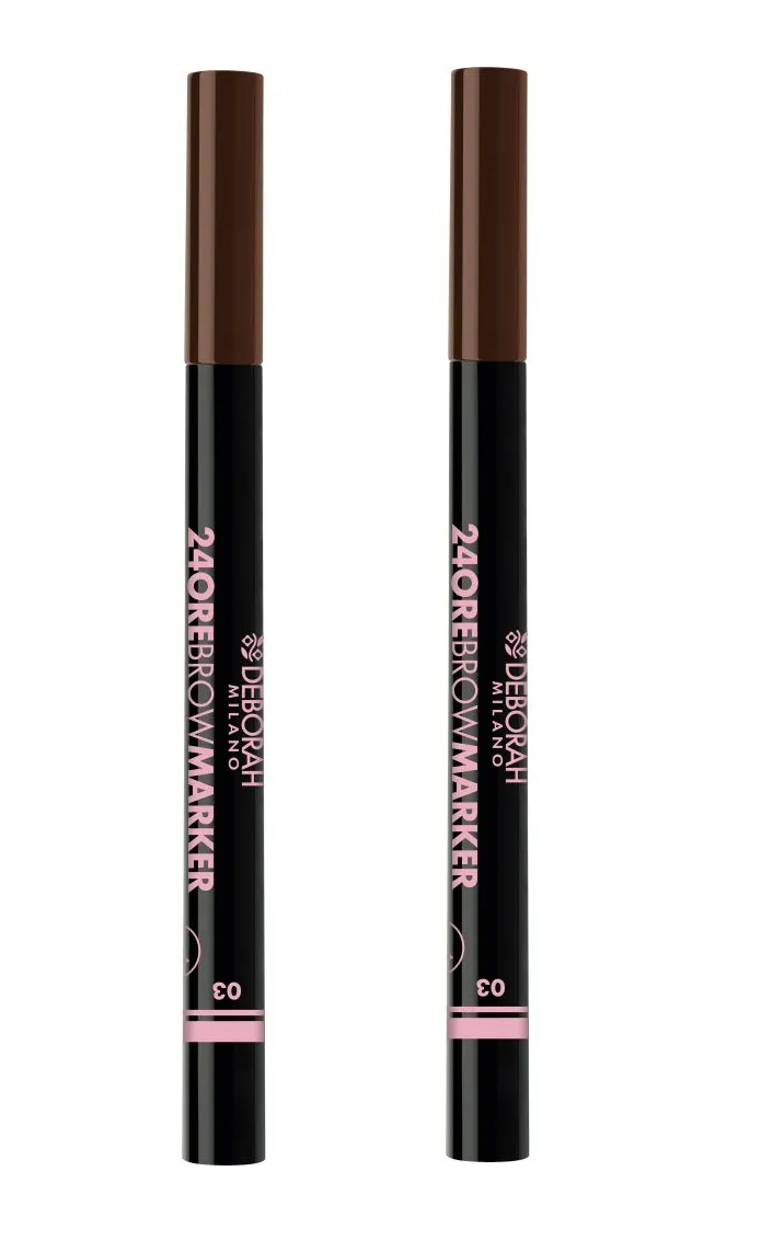 Лайнер для бровей Deborah Milano 24 Ore Brow Marker тон 03 Темно-коричневый 0.8г 2 шт