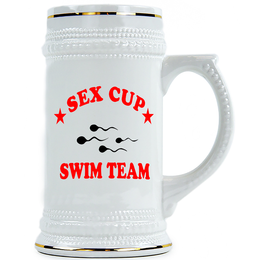 фото Пивная кружка drabs sex cup swim team , секси команда плавцов