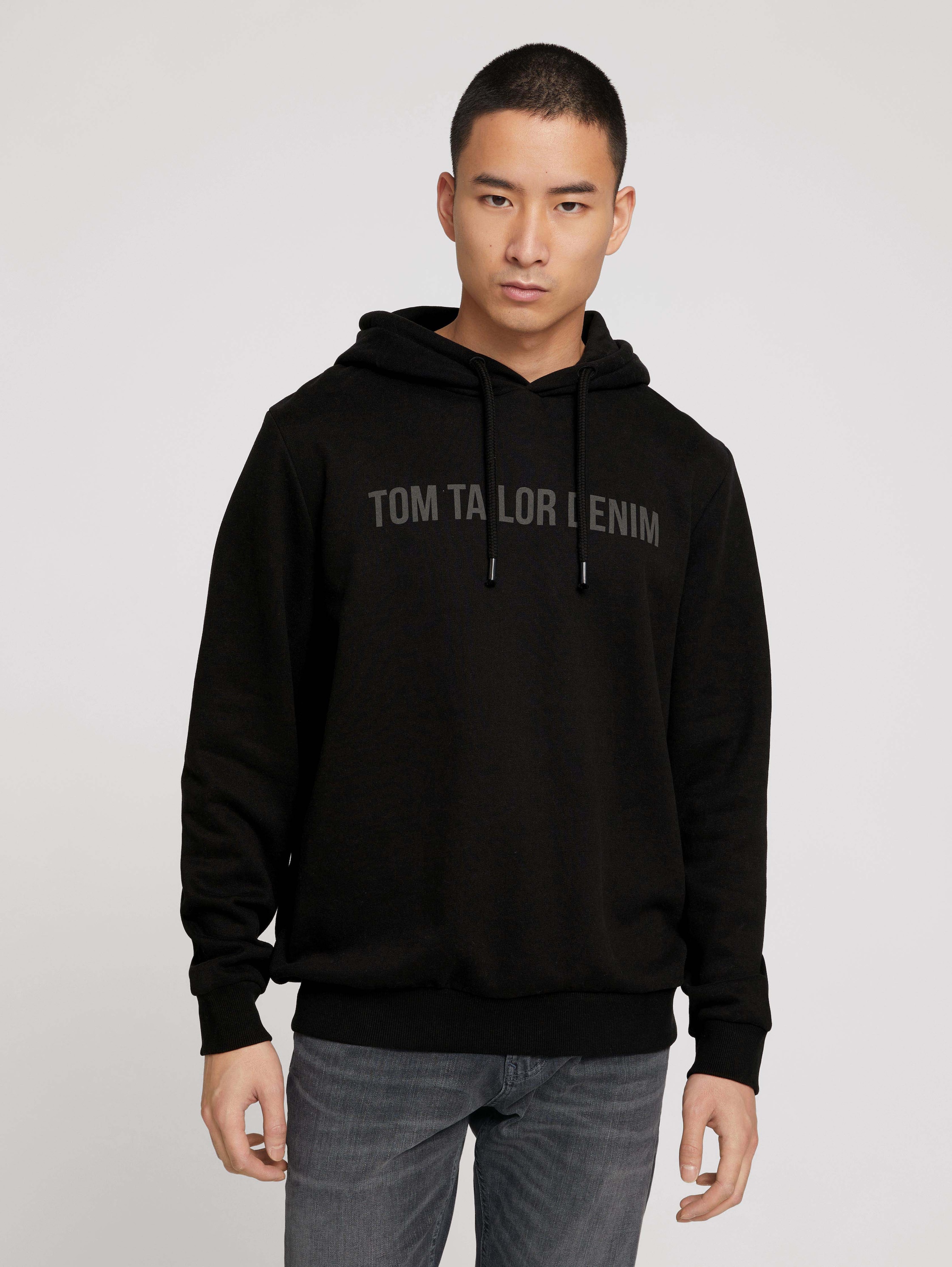 фото Толстовка мужская tom tailor 1029332 черная xl