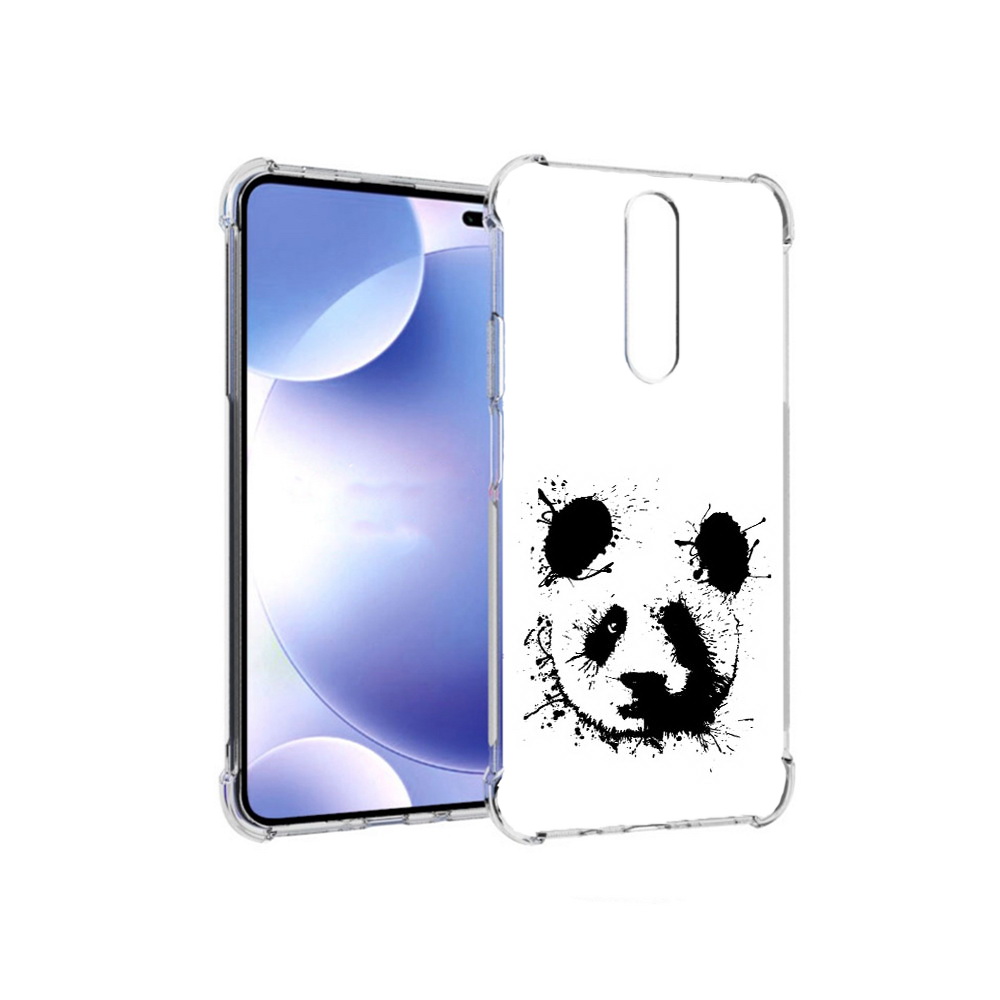 

Чехол MyPads Tocco для Xiaomi Redmi k30 клякса-панда (PT226950.302.389), Прозрачный, Tocco