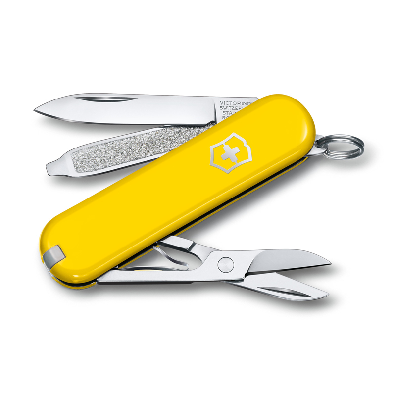 Мультитул Victorinox Classic SD Colors, желтый, 7 опций