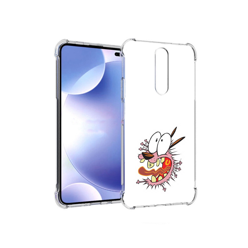 

Чехол MyPads Tocco для Xiaomi Redmi k30 испуганный бобик (PT226950.302.381), Прозрачный, Tocco