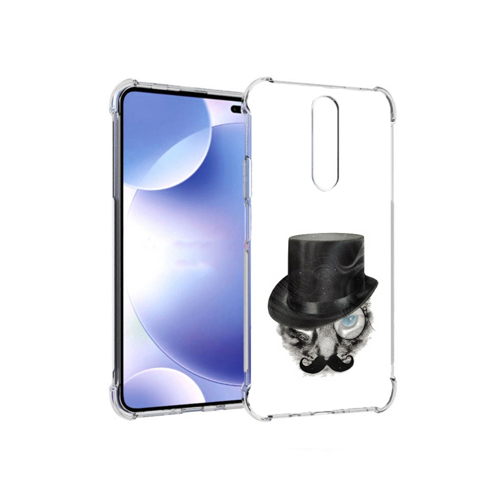 

Чехол MyPads Tocco для Xiaomi Redmi k30 интелегентный кот (PT226950.302.378), Прозрачный, Tocco