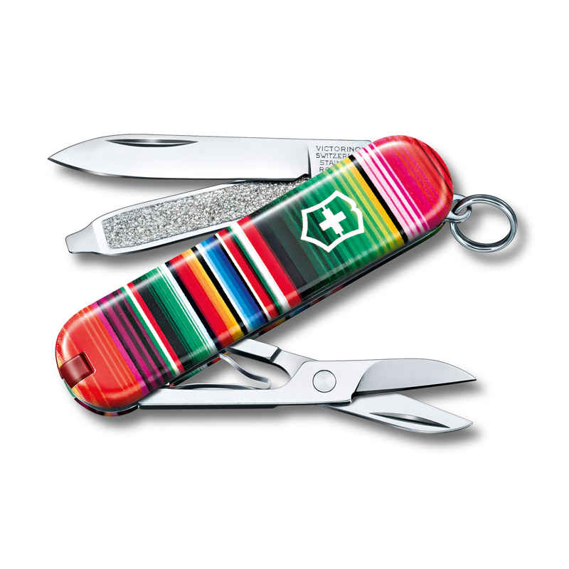 

Мультитул Victorinox Classic, Mexican Zarape, 7 опций, Разноцветный;зеленый, Classic