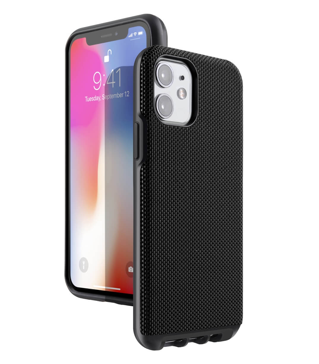 фото Чехол накладка melkco urban rugged series nylon case для apple iphone 11, черный