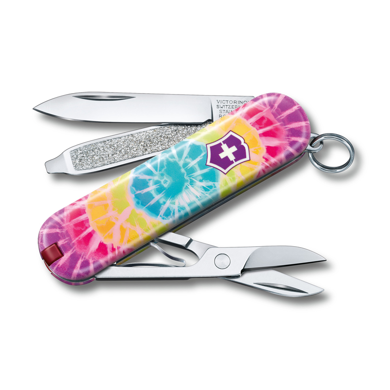 фото Нож-брелок victorinox classic "tie dye" 0.6223.l2103