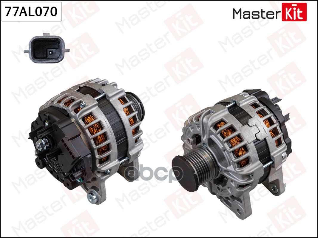 

Генератор Nissan Qashqai, X-Trail 15- 150A MasterKit 77AL070