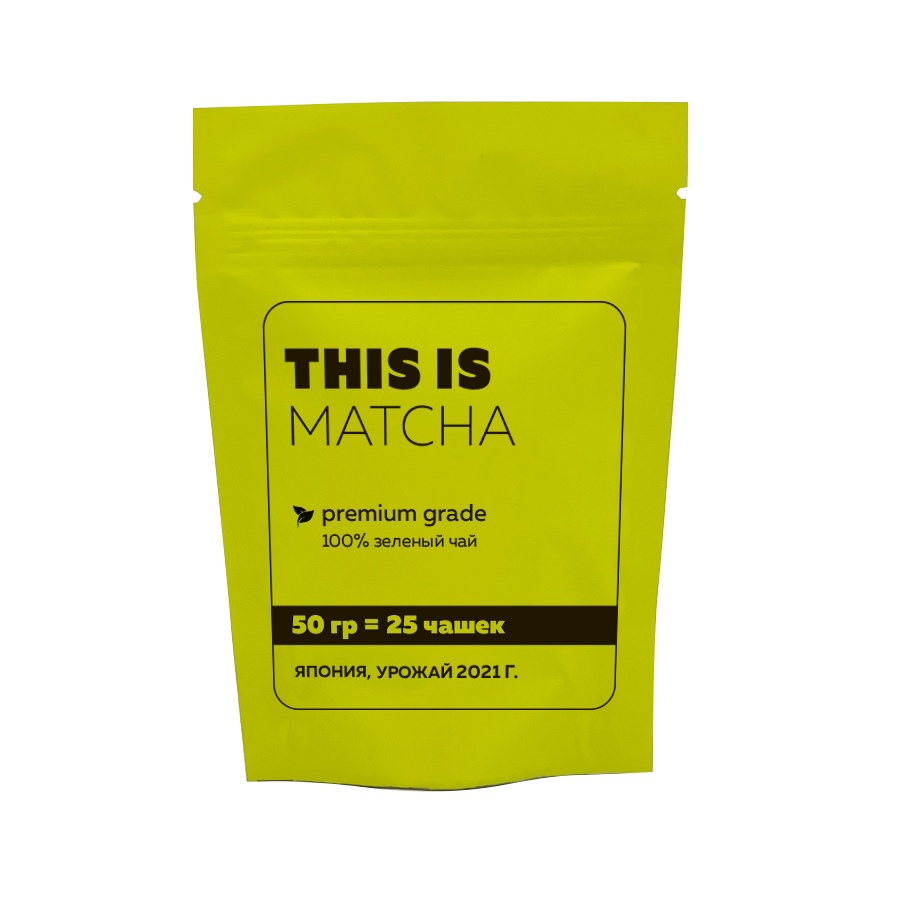 

ThisIsMatcha японская матча премиум 50 гр, This is Matcha 50