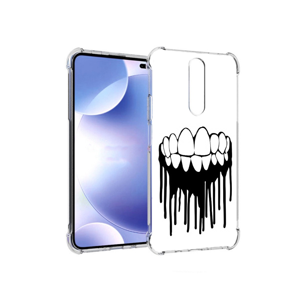 

Чехол MyPads Tocco для Xiaomi Redmi k30 зубы (PT226950.302.372), Прозрачный, Tocco