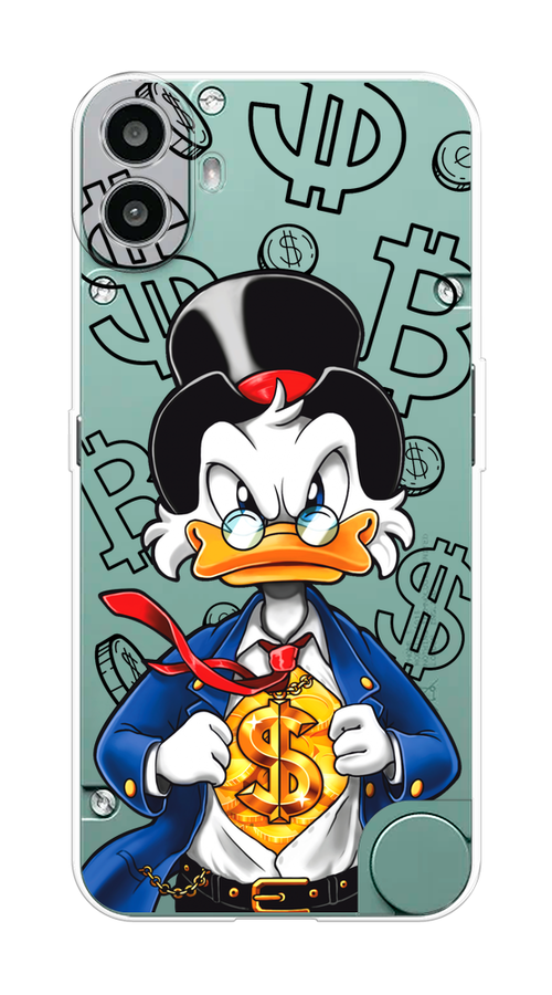 

Чехол на CMF Phone 1 "Scrooge Goldman", Черный;белый;синий, 3300450-1