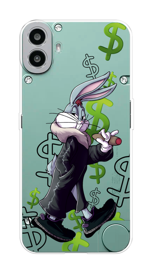 

Чехол на CMF Phone 1 "Rich Bugs Bunny", Зеленый;черный;голубой, 3300450-1