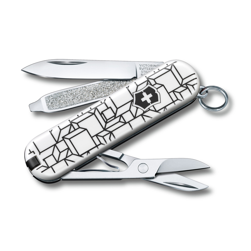 фото Нож-брелок victorinox classic "cubic illusion" 0.6223.l2105