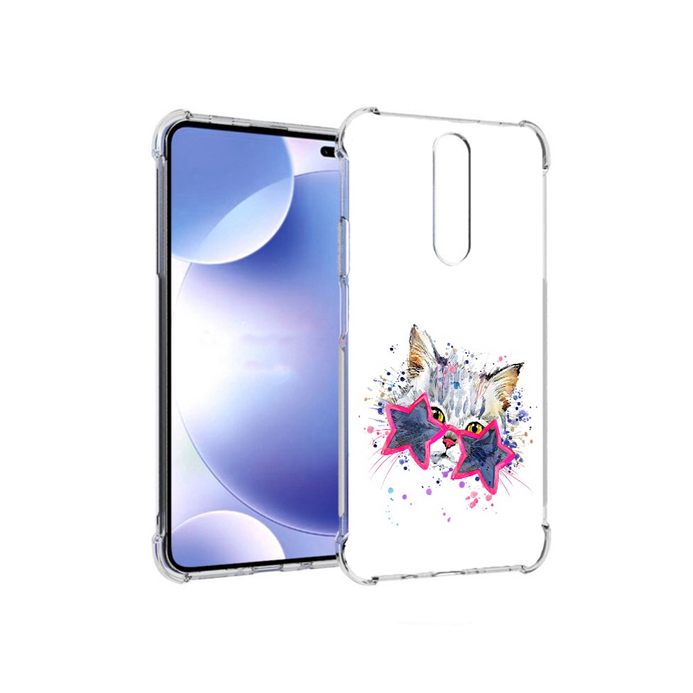 

Чехол MyPads Tocco для Xiaomi Redmi k30 звездные очки (PT226950.302.353), Прозрачный, Tocco
