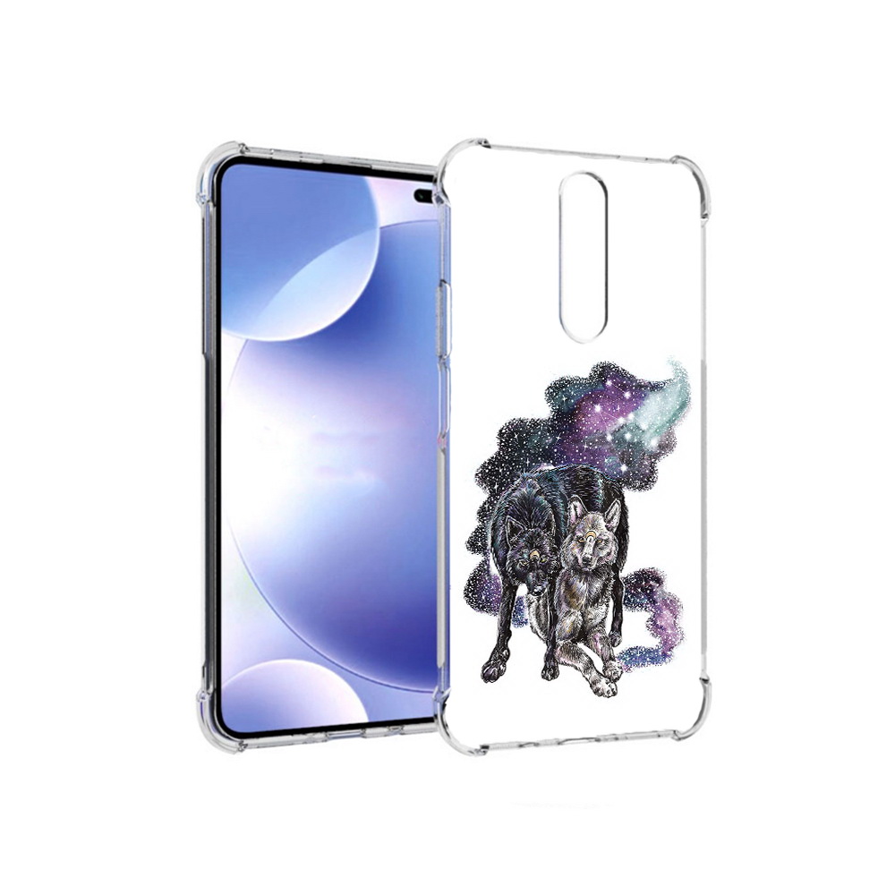 

Чехол MyPads Tocco для Xiaomi Redmi k30 звездные волки (PT226950.302.352), Прозрачный, Tocco