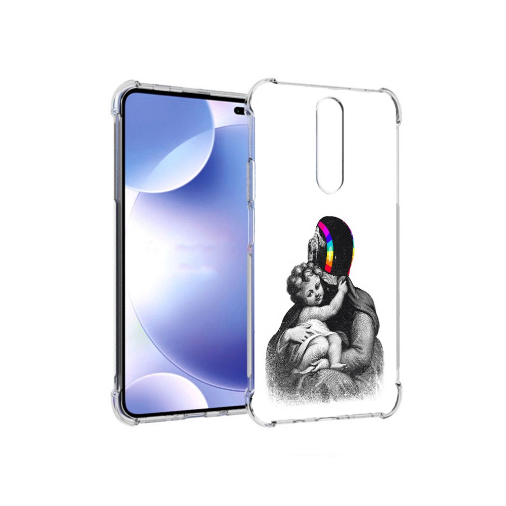 

Чехол MyPads Tocco для Xiaomi Redmi k30 защитник в шлеме (PT226950.302.350), Прозрачный, Tocco